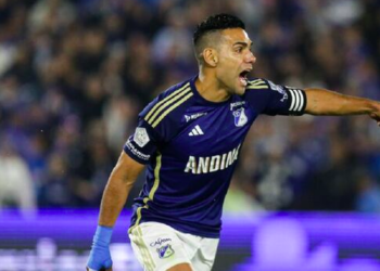 Falcao en Millonarios. Vía: Colprensa