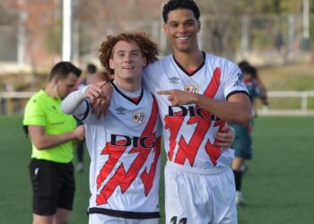 Etienne Eto'o y Marco de las Sías. Rayo B