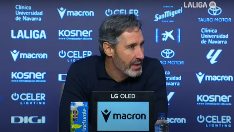 Vicente Moreno declas osasuna