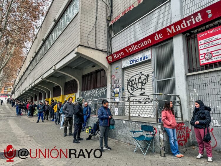 colas entradas Rayo Celta