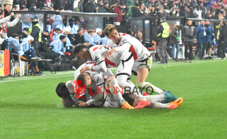 Rayo Vallecano celebración gol
