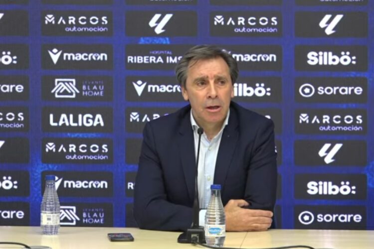 Felipe Miñambres deja el Levante tras recibir una rebaja salarial por un mensaje de WhatsApp 1 Felipe Miñambres Levante