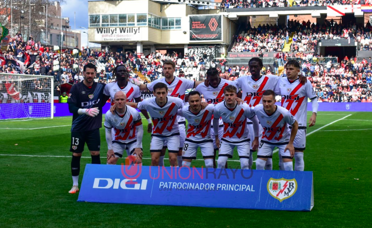 Once del Rayo Vallecano ante la Real Sociedad, jornada 28 1 once Rayo Vallecano