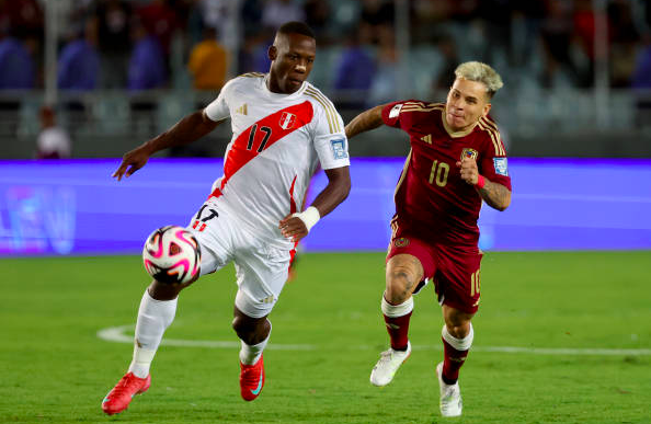 Perú cayó ante Venezuela en Maturín. (Foto: Getty Images)