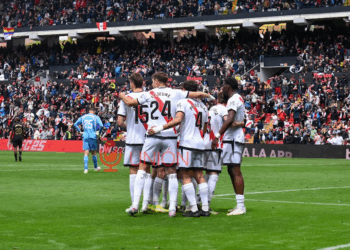 Rayo Vallecano celebración gol