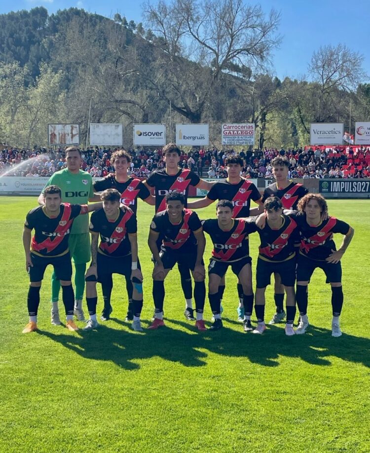 El Rayo B empató en casa del líder y el Juvenil A fue goleado por el Rayo Majadahonda 1 Rayo B