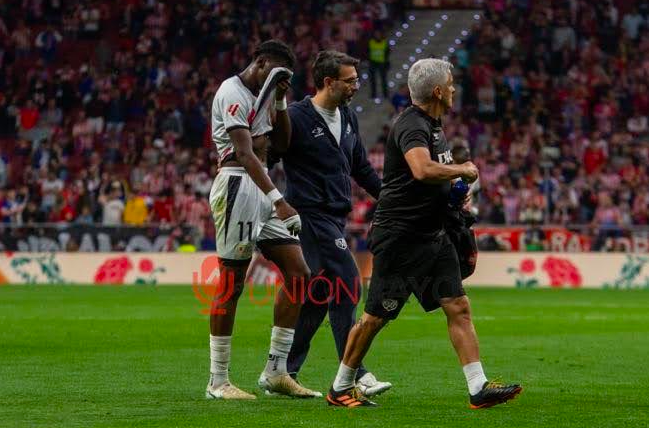 Nteka, con un problema en la rodilla, no pudo estar ante el Getafe 1 Nteka lesión bajas