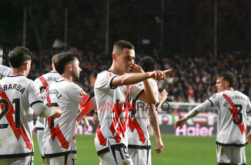 Mumin, mejor gol del Rayo en la temporada 2024/25 6 De Frutos maximo goleador