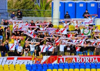 aficionados Rayo en Gran Canarias Las Palmas