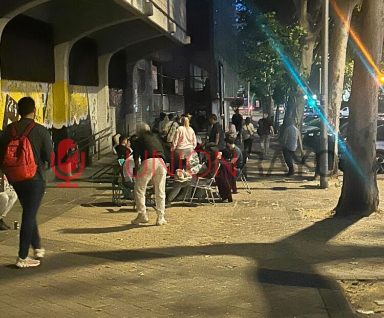 afición cola noche Rayo Mallorca