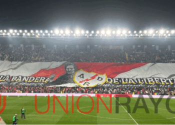 El tifo Rayo Real Madrid