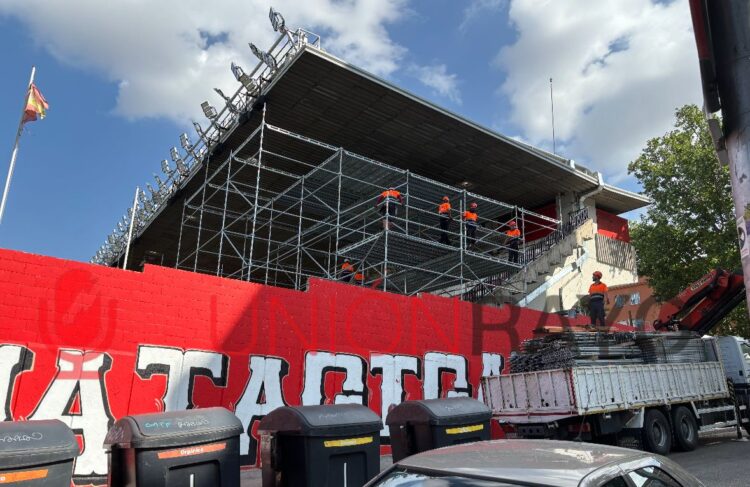 Comienzan los trabajos en la Albufera: así está el Estadio de Vallecas a 26 de junio 1 obras Estadio de Vallecas Albufera