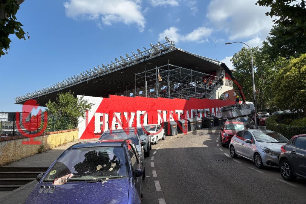 Comienzan los trabajos en la Albufera: así está el Estadio de Vallecas a 26 de junio 2 obras Estadio Vallecas Albufera