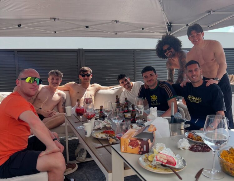 Fran con sus compañeros