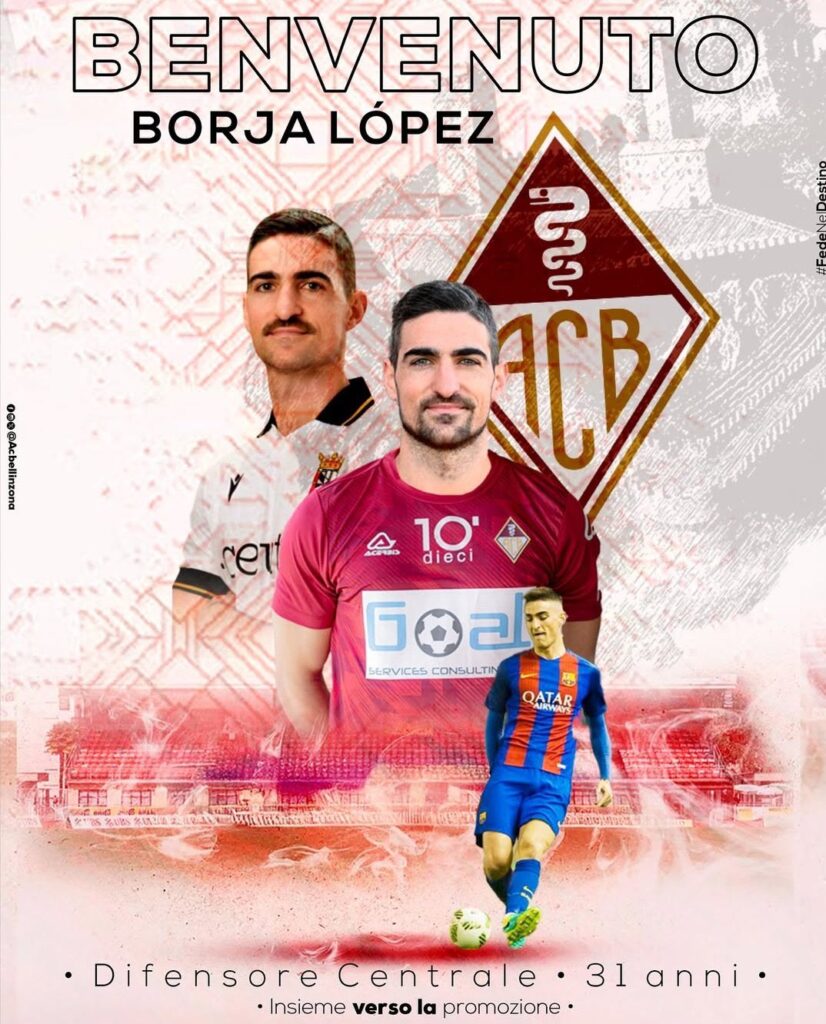 El exrayista Borja López ficha por el AC Bellinzona tras quedar libre 2 Borja Lopez imagen