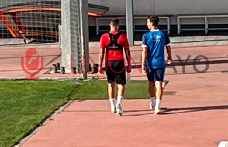 Raúl de Tomás entrenamiento Rayo