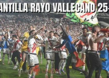 plantilla 25/26 Rayo Vallecano