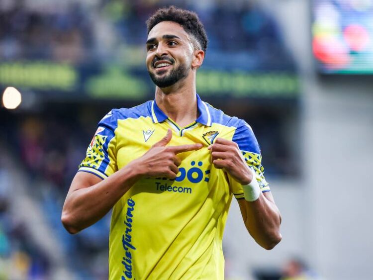 Chris Ramos firma por el Botafogo 1 Chris Ramos celebrando el 1-0 frente al Granada. : ALVARO RIVERO