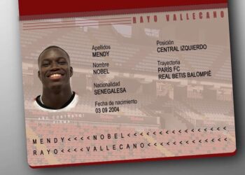 Mendy oficial rayo
