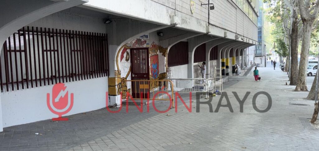 exteriores Estadio de Vallecas