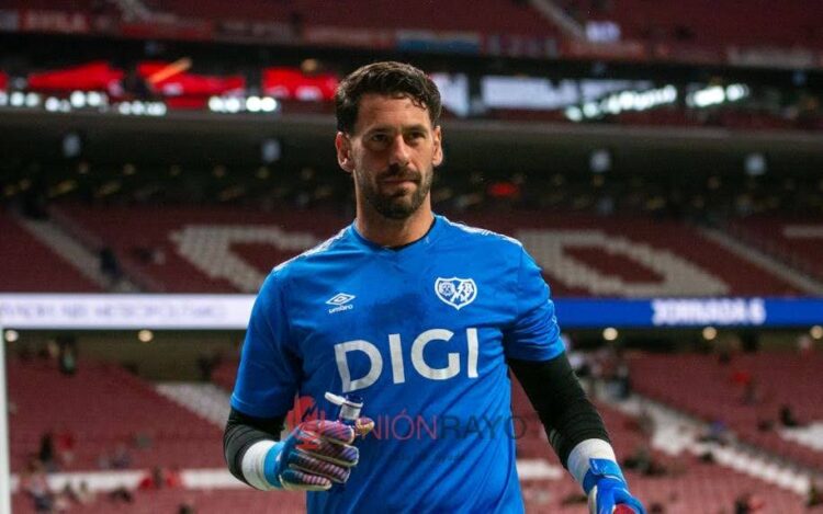 Batalla firmó su tercera portería a cero con el Rayo 1 Batalla