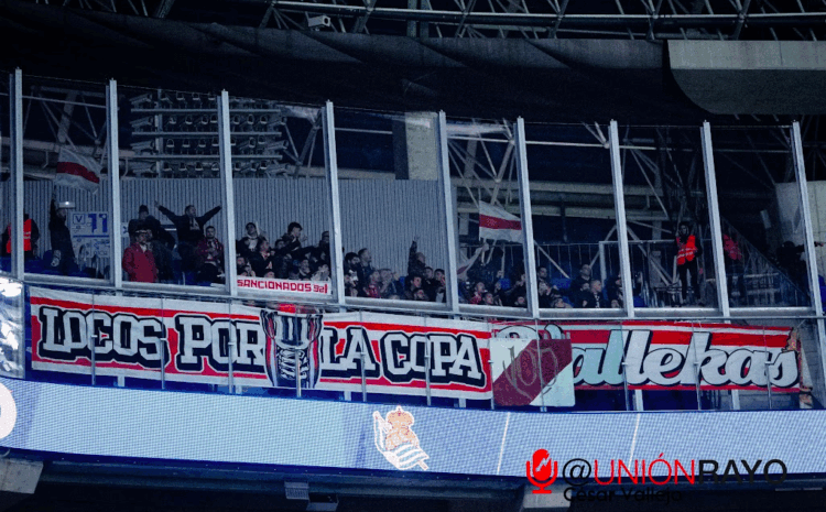 desplazamiento Rayo Real Sociedad afición