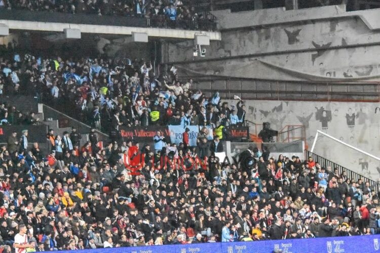 aficionados Celta Rayo Vallecas