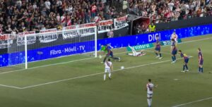 Gol anulado Camello: Fuente de la imagen: LALIGA