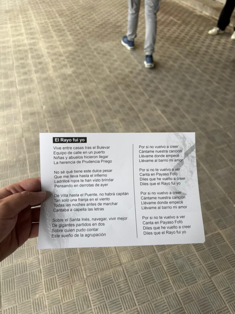 Letra Canción El Rayo Fui Yo