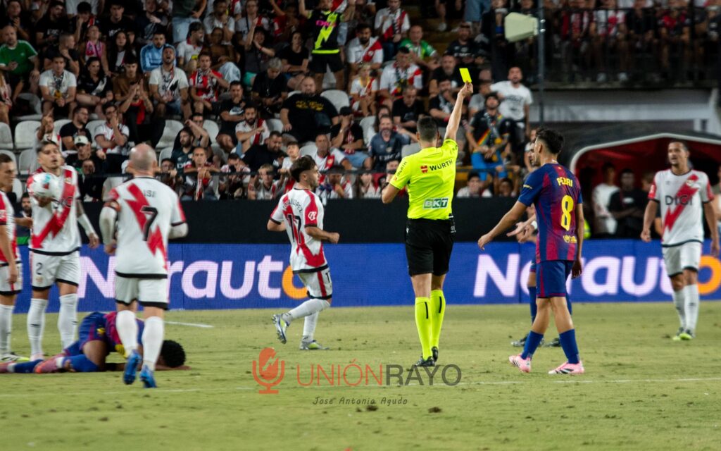 El Rayo, segundo equipo que menos faltas hace para recibir cartulina amarilla