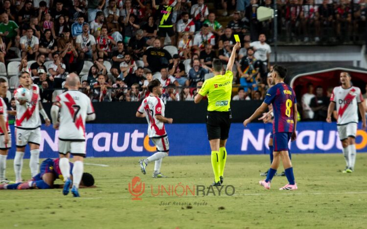 Rayo equipo que mas faltas recibe amarilla rival