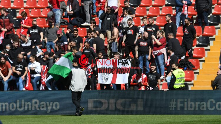 Sevilla afición Vallecas