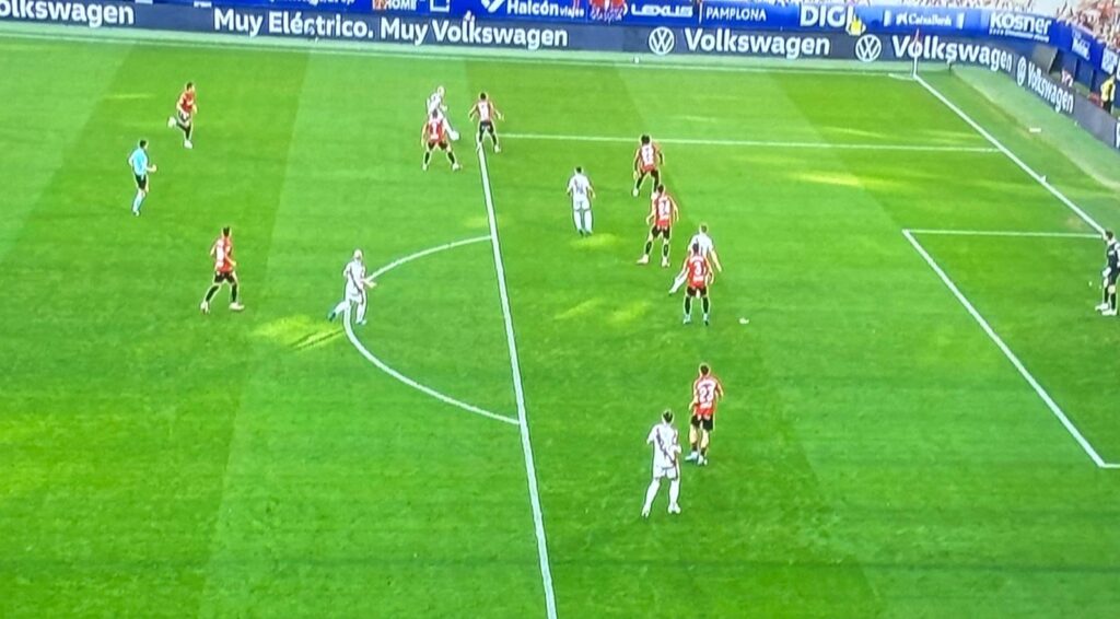 fuera de juego gol De Frutos Rayo Osasuna