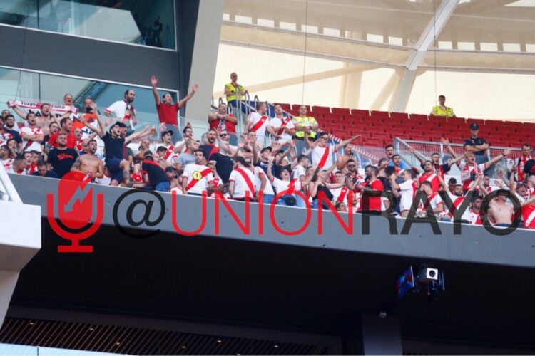 Comunicado de la Federación de Peñas tras no poder acompañar al equipo al Metropolitano 1 afición visitante federación peñas Rayo