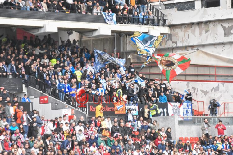 afición visitante Vallecas Rayo