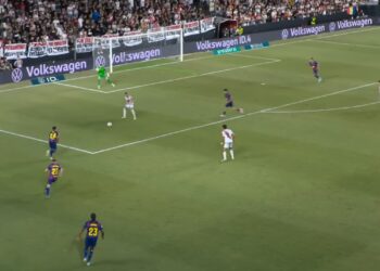 Gol anulado de frutos: Fuente de la imagen: LALIGA