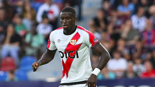 Nobel Mendy debuta como titular con el Rayo ante el Levante