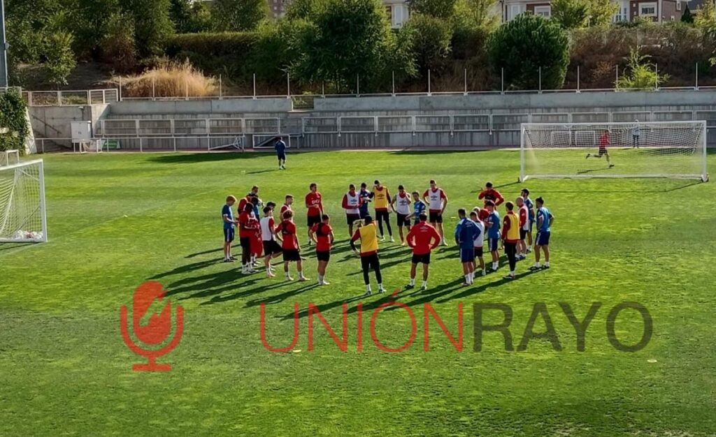 Rayo entrenamiento Álvaro baja