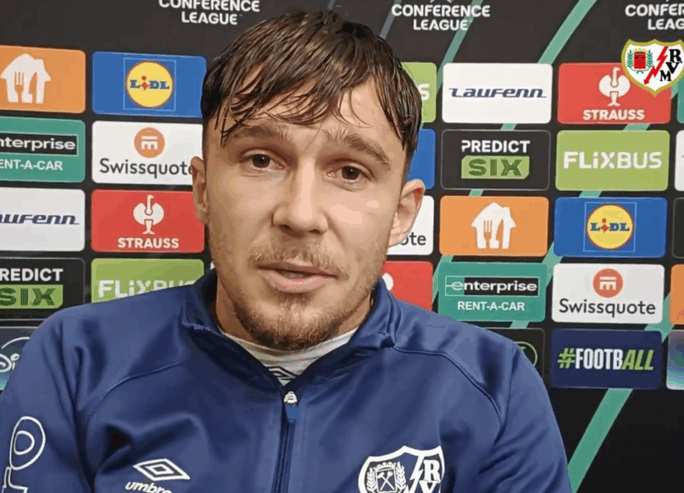 Ratiu, tras el empate ante el BK Häcken: "Es lo que siempre hemos sido nosotros, ir hasta el final" 1 Ratiu declas hacken rayo