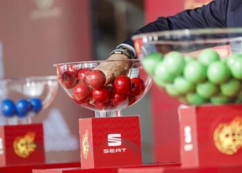 Rayo Sorteo de la Copa del Rey en el estadio de La Cartuja FOTO RFEF
