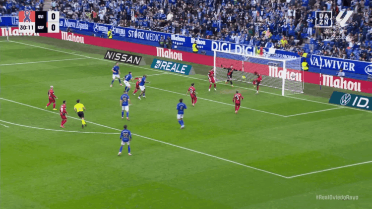 El palo y Mendy salvan al Rayo antes del descanso 1 El palo y Mendy salvan al Rayo
