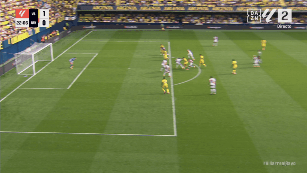 Rayo pidió fuera de juego gol villarreal