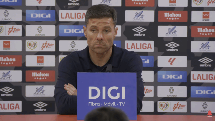 Xabi Alonso, tras el empate ante el Rayo: "El Rayo juega mucho a la transición, pero en la segunda parte la defensa ha aguantado muy bien" 1 Xabi Alonso rueda de prensa rayo real madrid 25-26