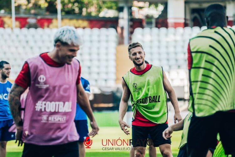 El Rayo vuelve a los entrenamientos con varias ausencias destacables antes de su viaje a Polonia 1 Balliu Chavarría entrenamiento Rayo