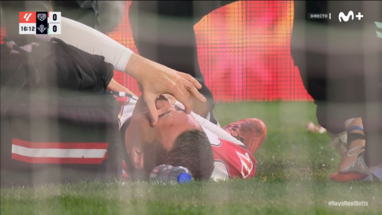 Jorge de Frutos se lesiona de gravedad ante el Real Betis 1 Lesión de frutos
