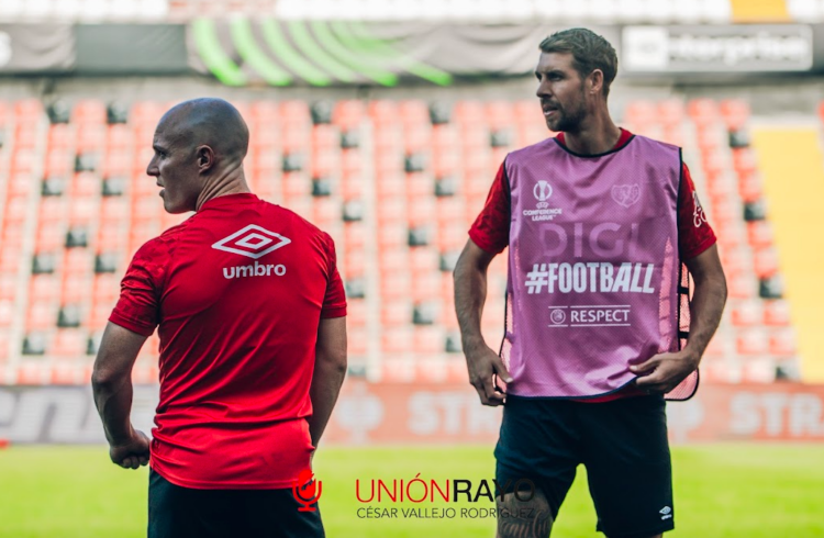 Último entrenamiento del Rayo en Vallecas antes de recibir al Drita 1 Lejeune Isi Rayo
