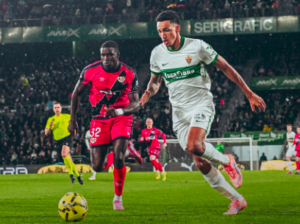 Elche 4-0 Rayo Vallecano: "Jarro de agua fría antes del parón navideño" 2 Elche Rayo Nobel Mendy
