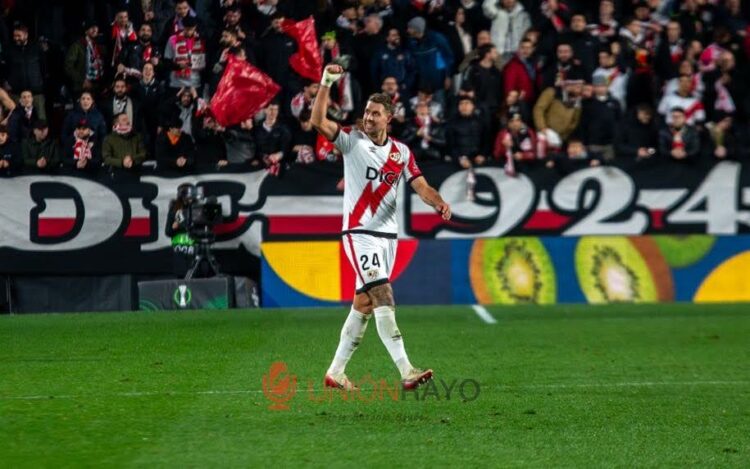 Top 5 jugadores Rayo más minutos 2025