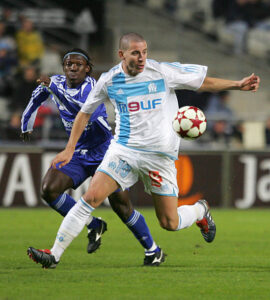 Marseille, FRANCE: Marseille's forward Sergio Pardo Contreras 