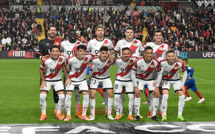Once del Rayo ante el Drita para la 6ª jornada de Conference League 1 Once Rayo